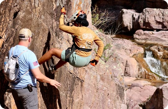 veterans rock-climbing